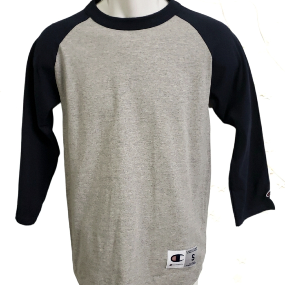 NWOT Champion Men's Raglan baseball t-shirt Small